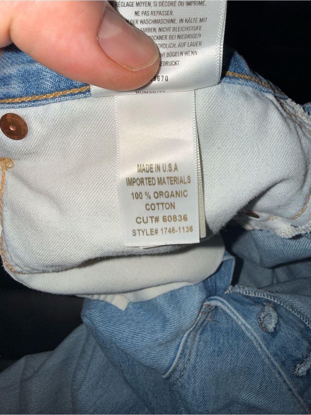 Citizens of Humanity Annina High Rise Wide Leg Jeans Tularosa Wash Size 29 EUC - Picture 15 of 16
